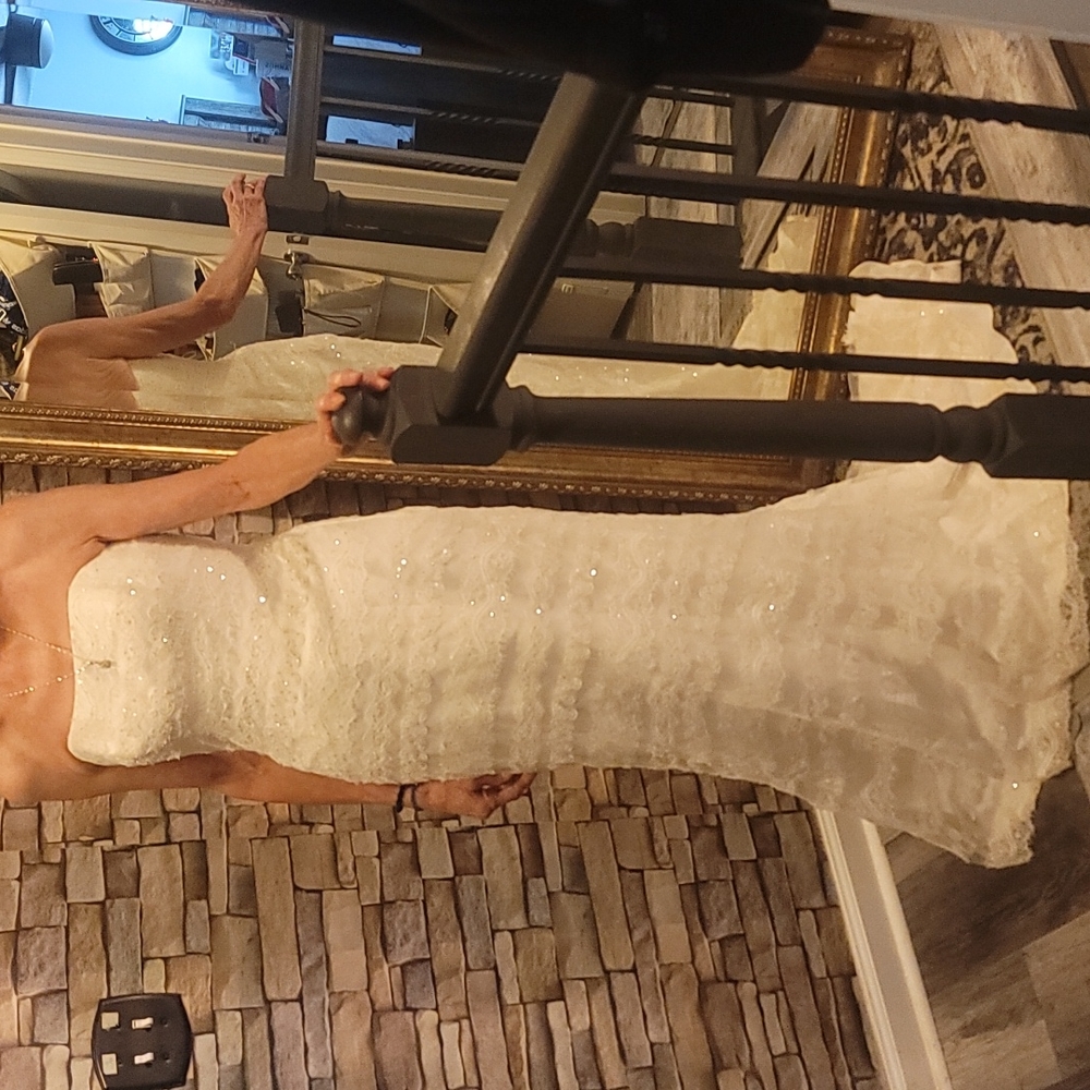 Beautiful Wedding dress with train